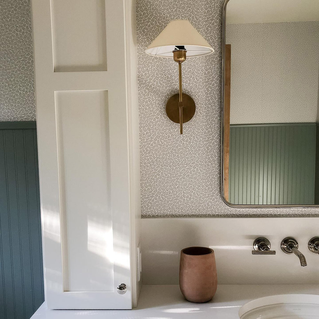 Whitenorie Fabric Wall Light-Moonnatur
