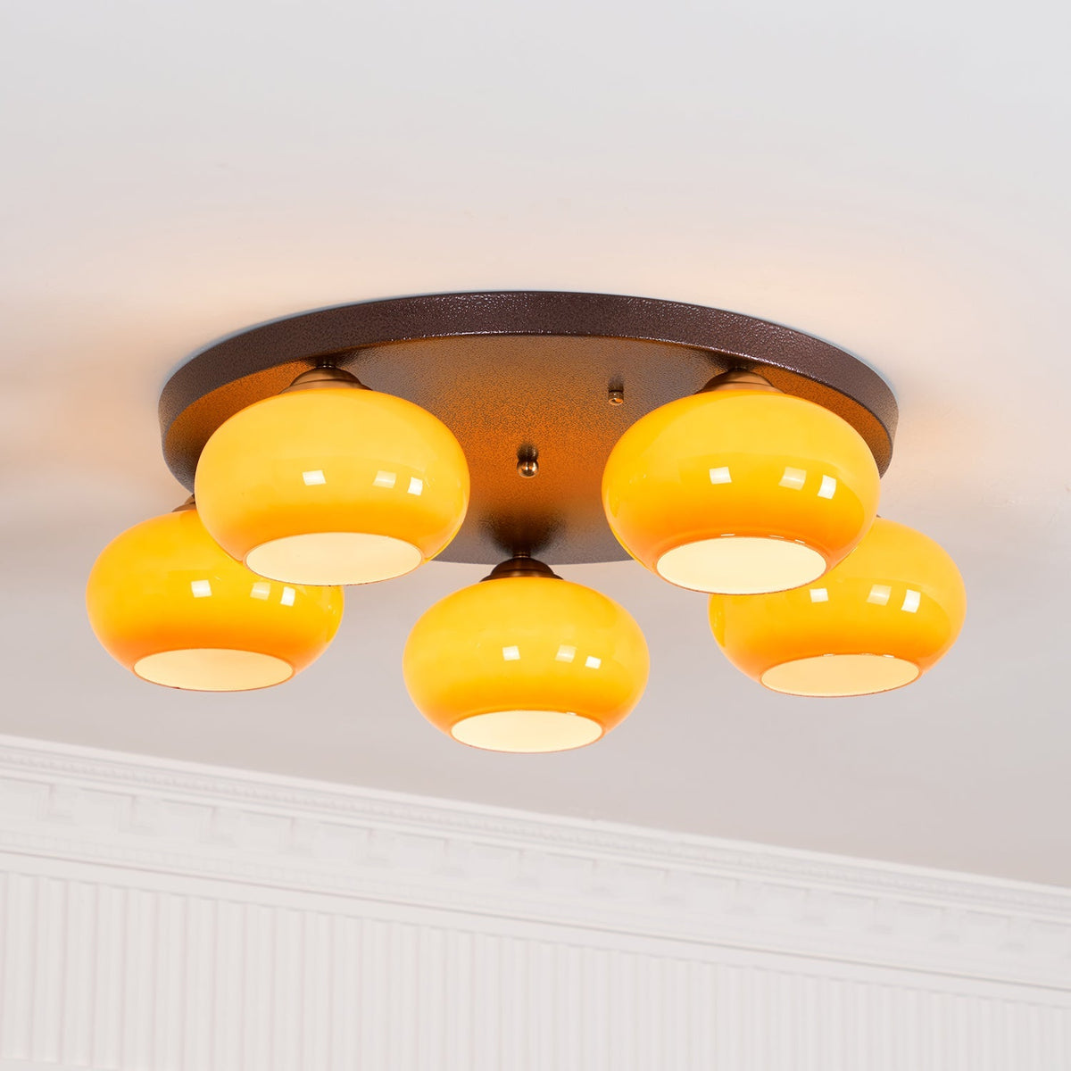 Yardenhill Glass Ceiling Light-Moonnatur