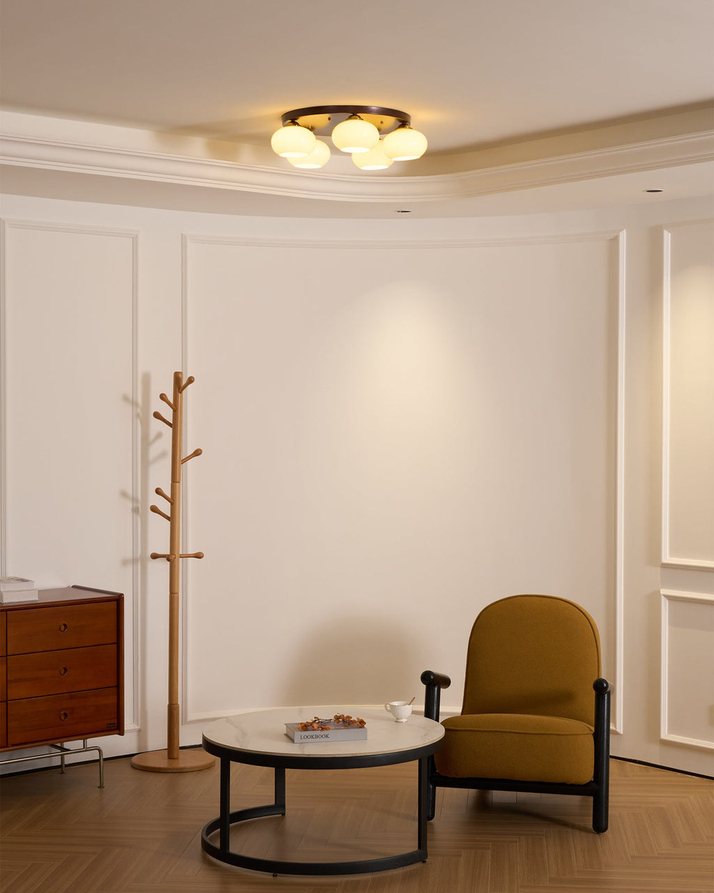 Yardenhill Glass Ceiling Light-Moonnatur