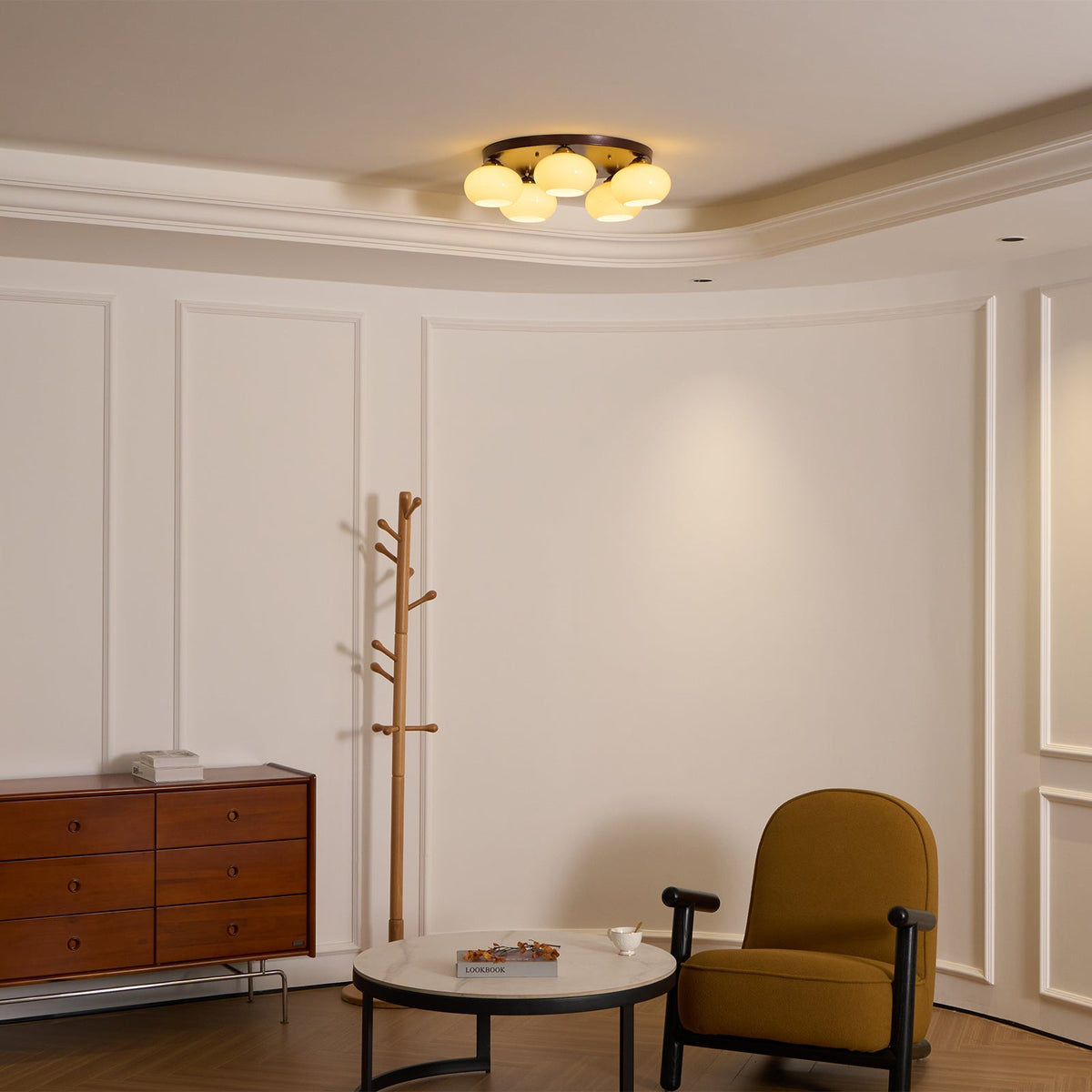 Yardenhill Glass Ceiling Light-Moonnatur
