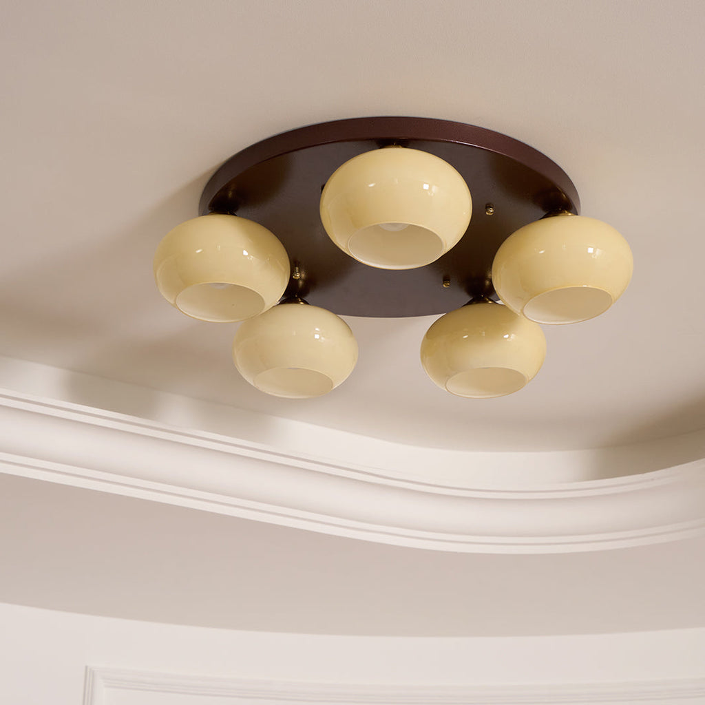 Yardenhill Glass Ceiling Light-Moonnatur