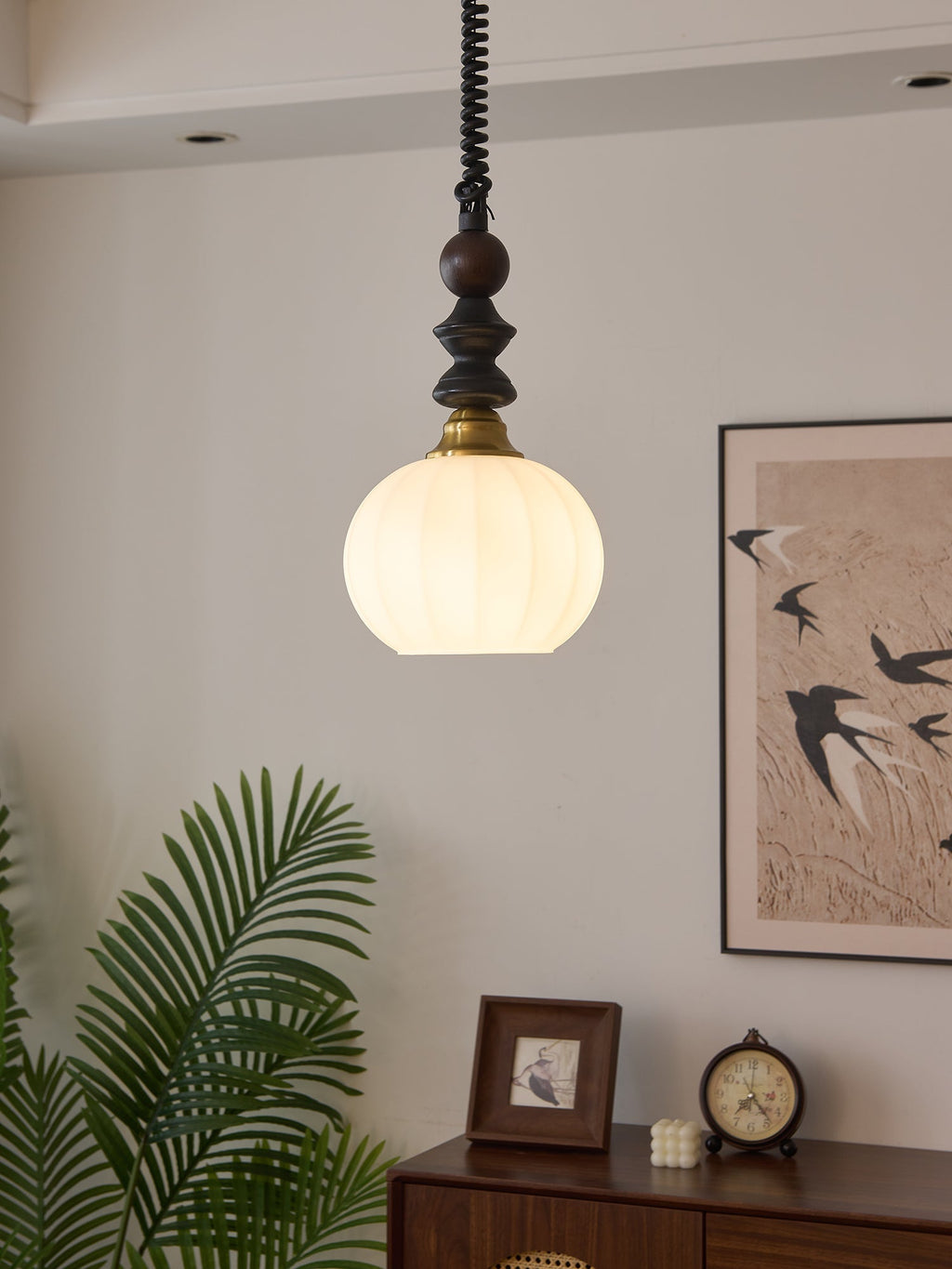 Osternera Glass Pendant Light-Moonnatur