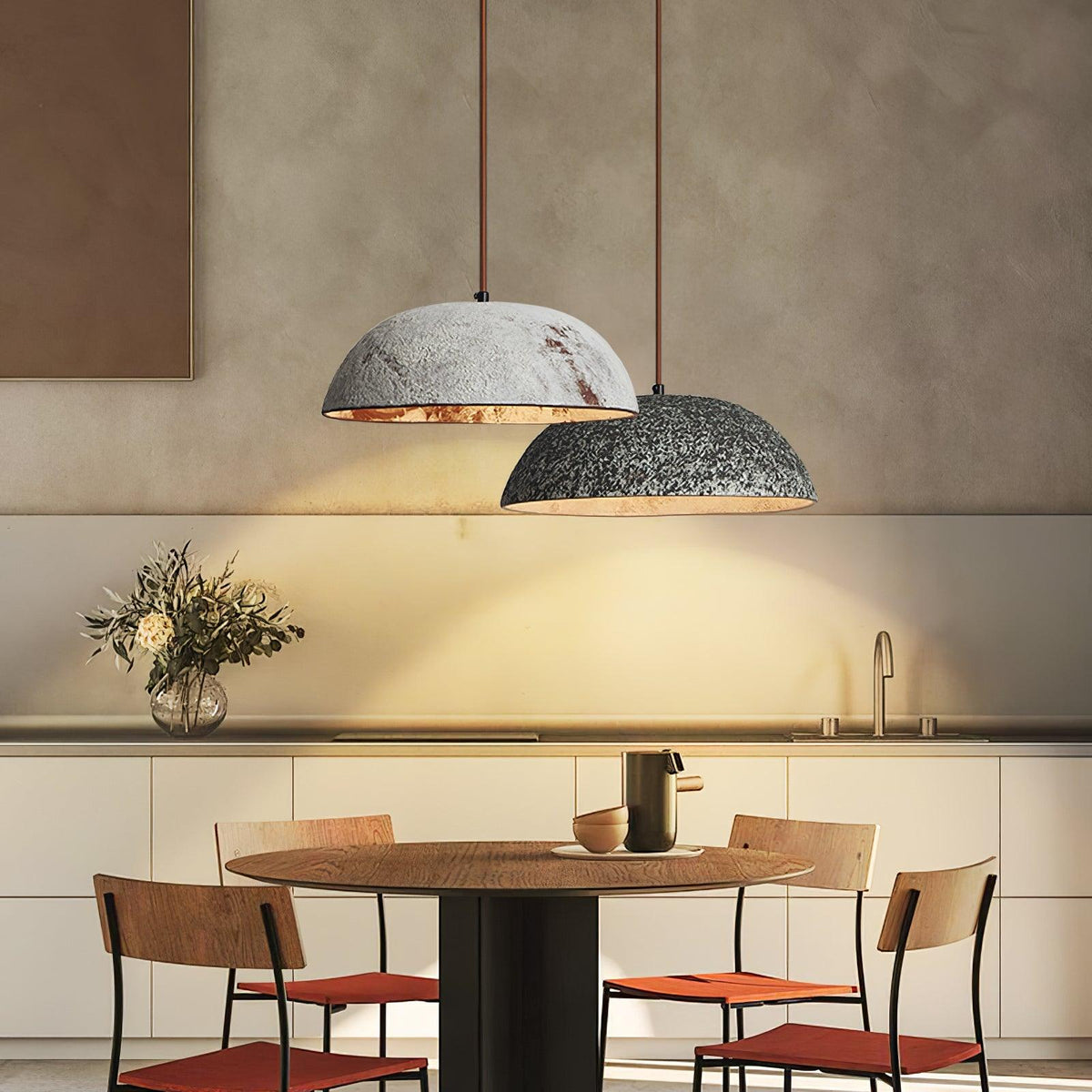 Seldeneth Ceramic Pendant Light-Moonnatur