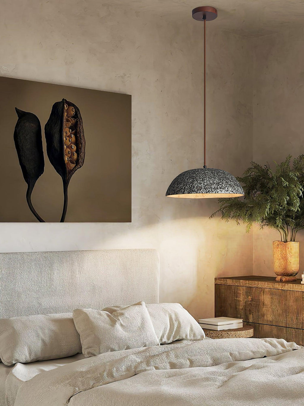 Seldeneth Ceramic Pendant Light-Moonnatur