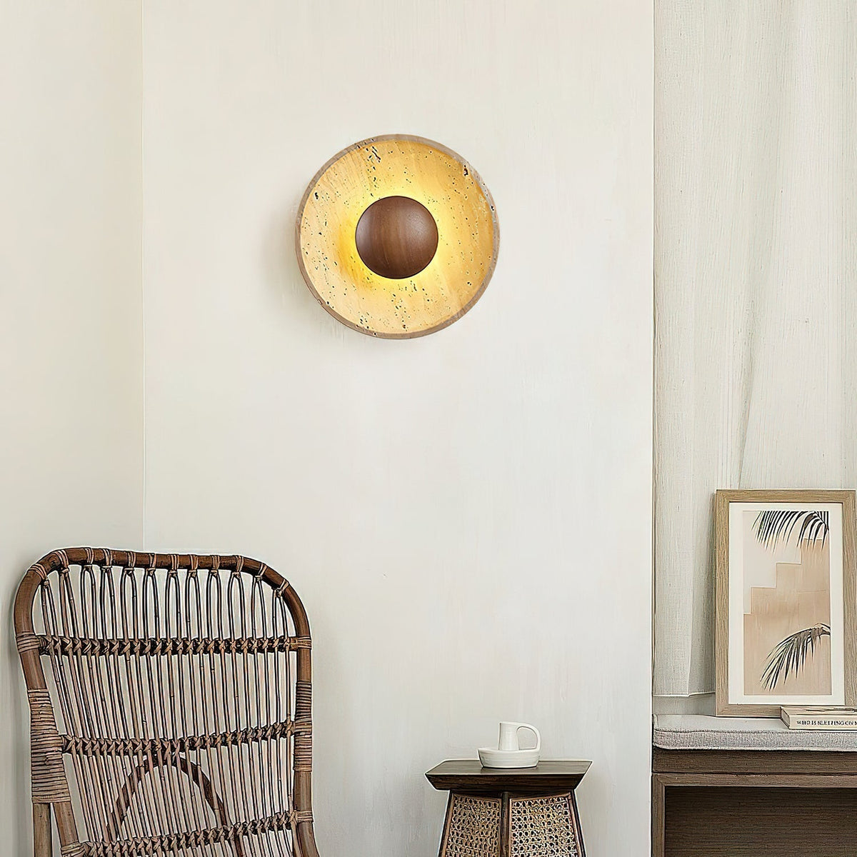 Gildenelia Stone Wall Light-Moonnatur