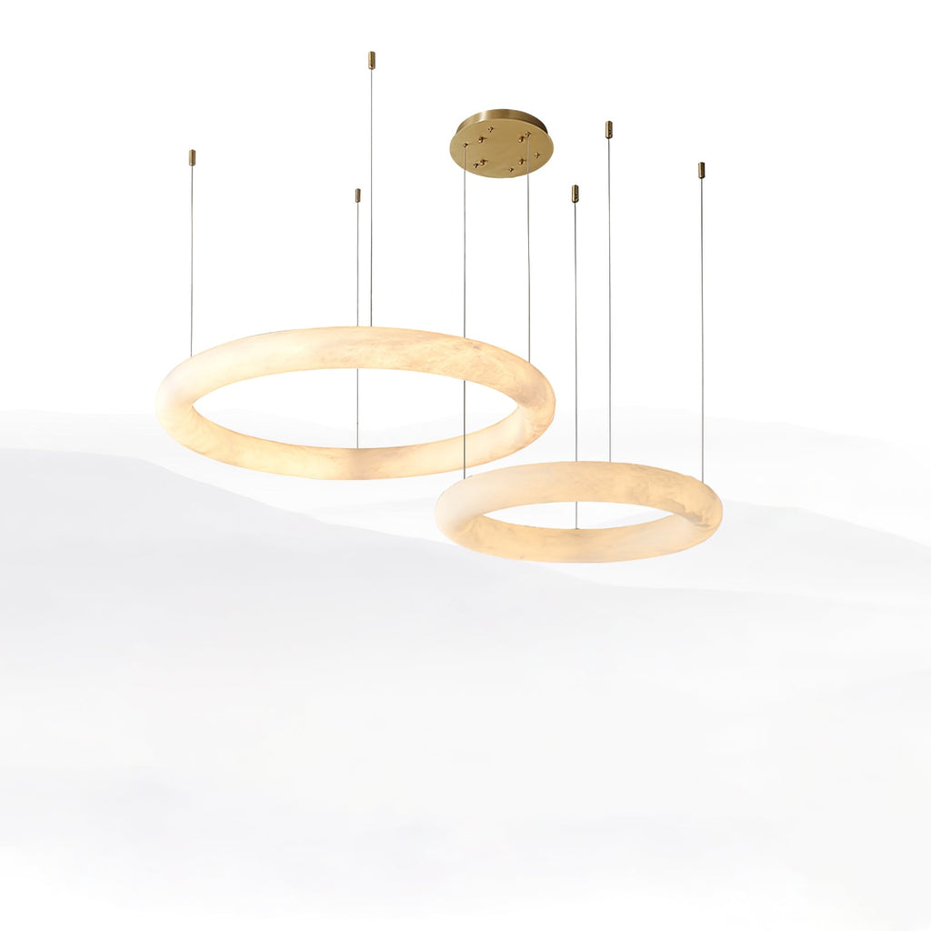 Lorrenden Alabaster Pendant Light-Moonnatur