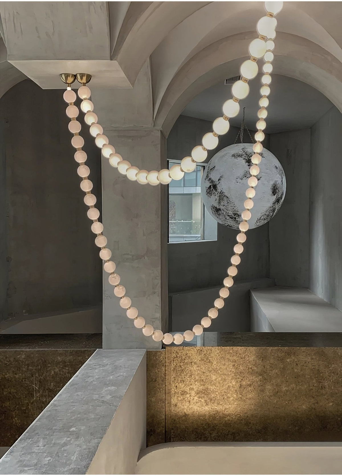 Gildenora Acrylic Chandelier-Moonnatur