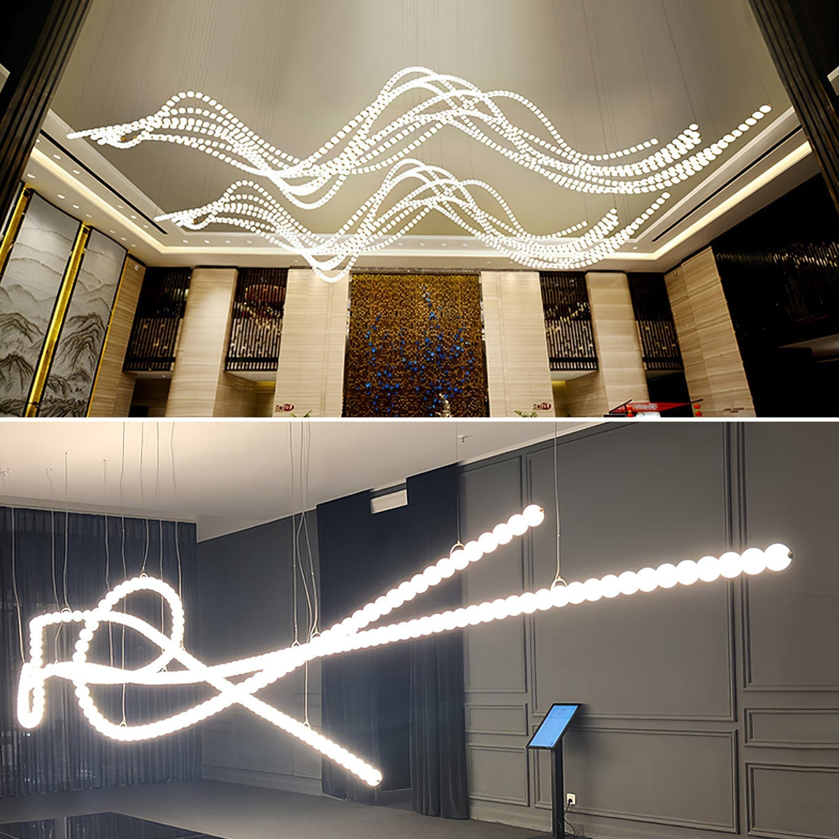 Gildenora Acrylic Chandelier-Moonnatur