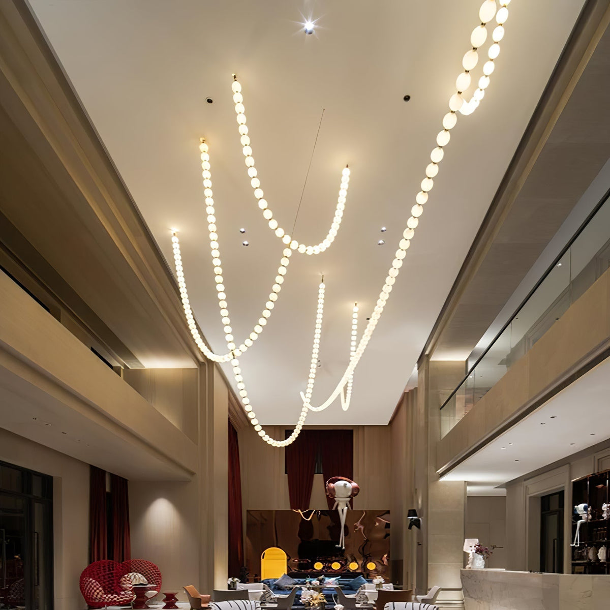 Gildenora Acrylic Chandelier-Moonnatur