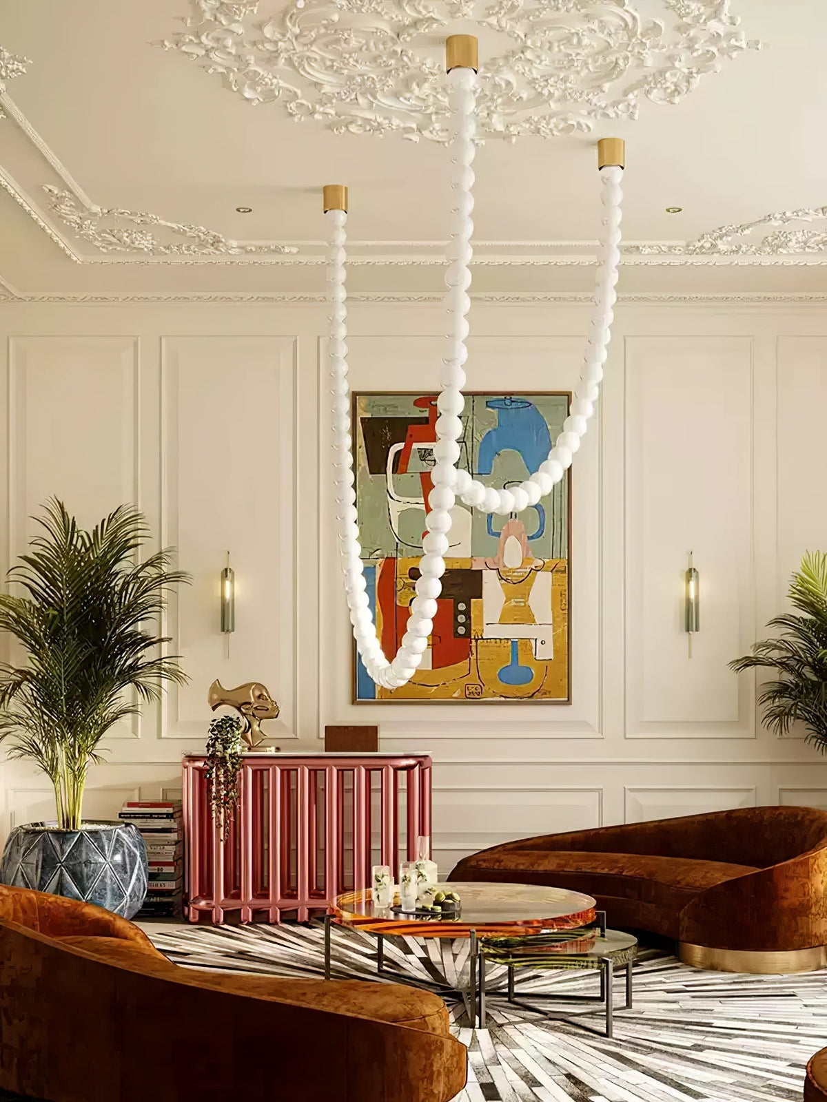 Gildenora Acrylic Chandelier-Moonnatur