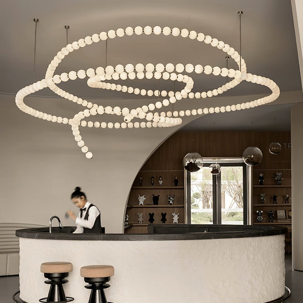 Gildenora Acrylic Chandelier-Moonnatur