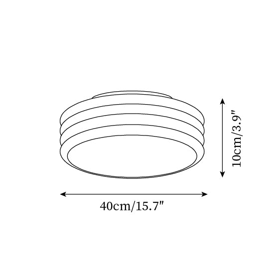 Ivrenfield Metal Ceiling Light-Moonnatur