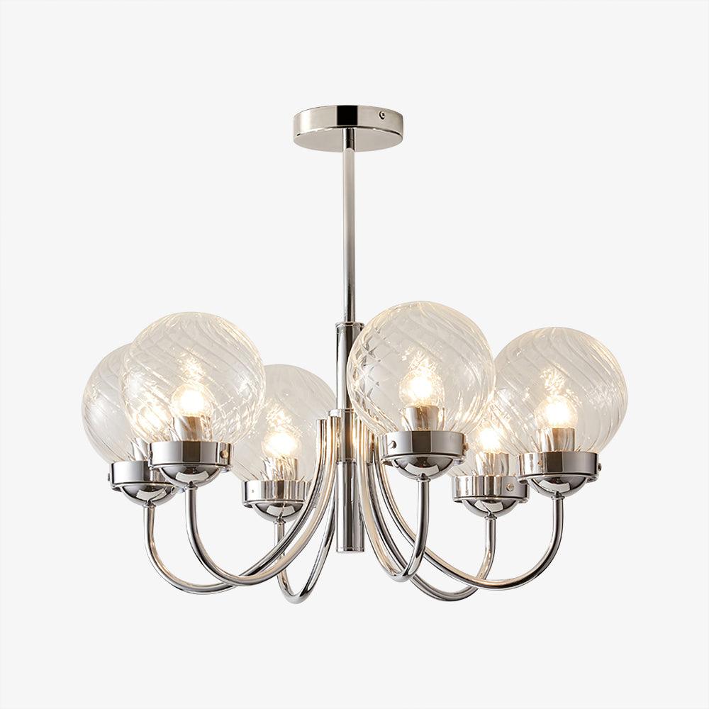 Ardenella Glass Chandelier-Moonnatur