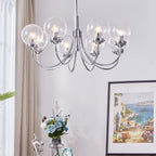 Ardenella Glass Chandelier-Moonnatur