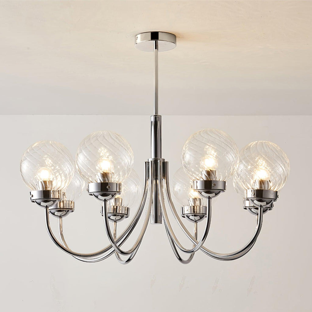 Ardenella Glass Chandelier-Moonnatur
