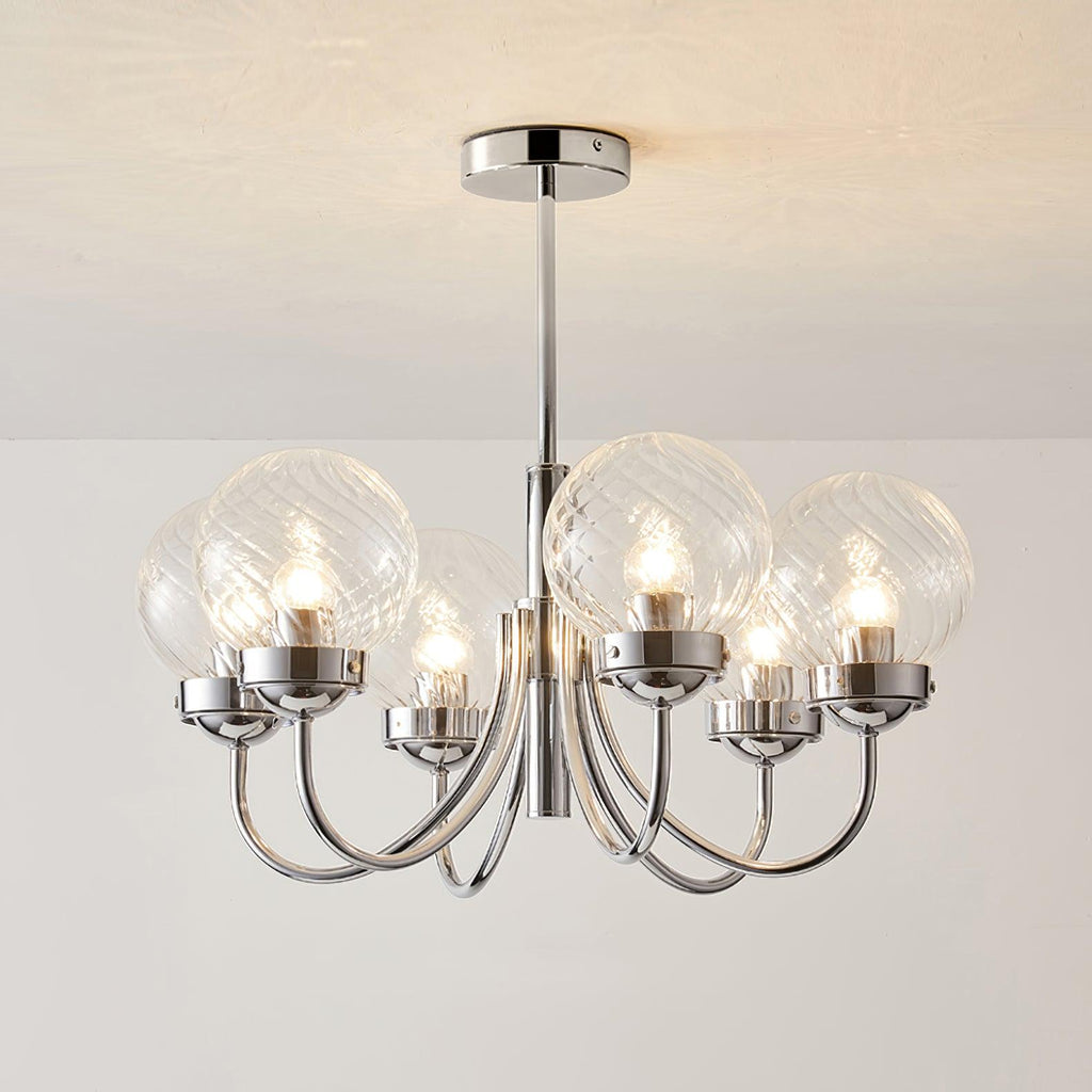 Ardenella Glass Chandelier-Moonnatur