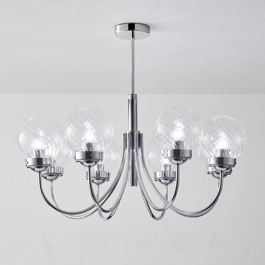 Ardenella Glass Chandelier-Moonnatur