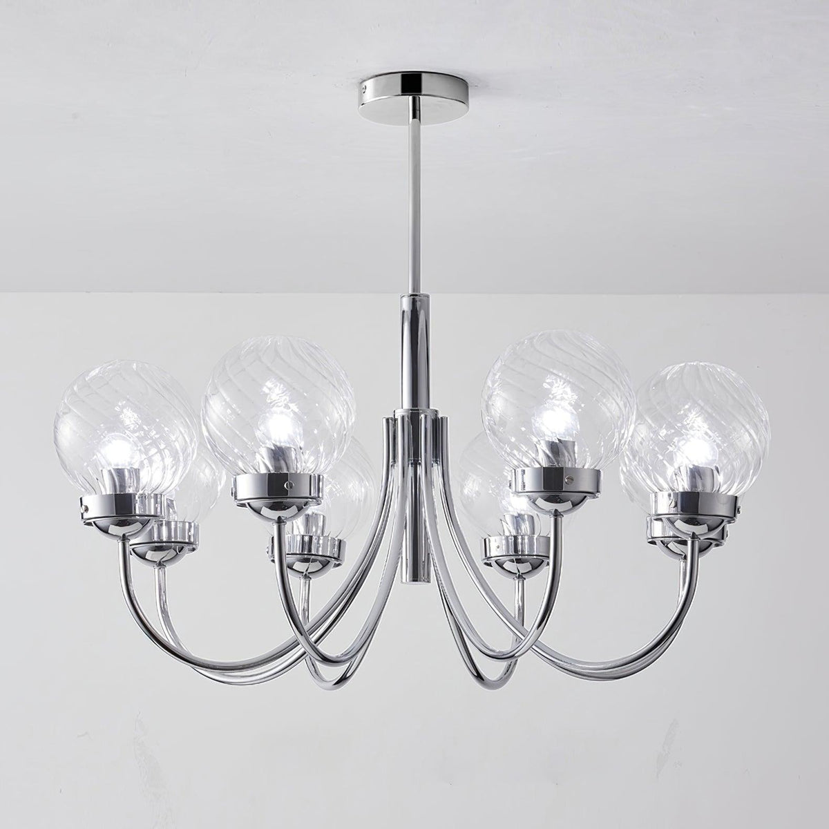 Ardenella Glass Chandelier-Moonnatur