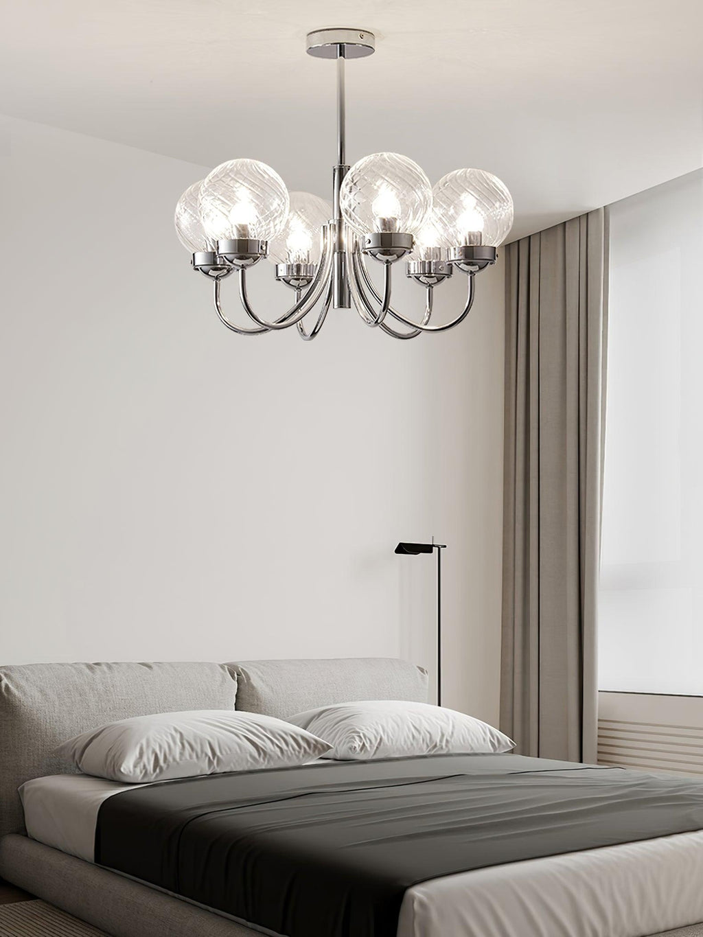 Ardenella Glass Chandelier-Moonnatur