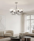 Ardenella Glass Chandelier-Moonnatur
