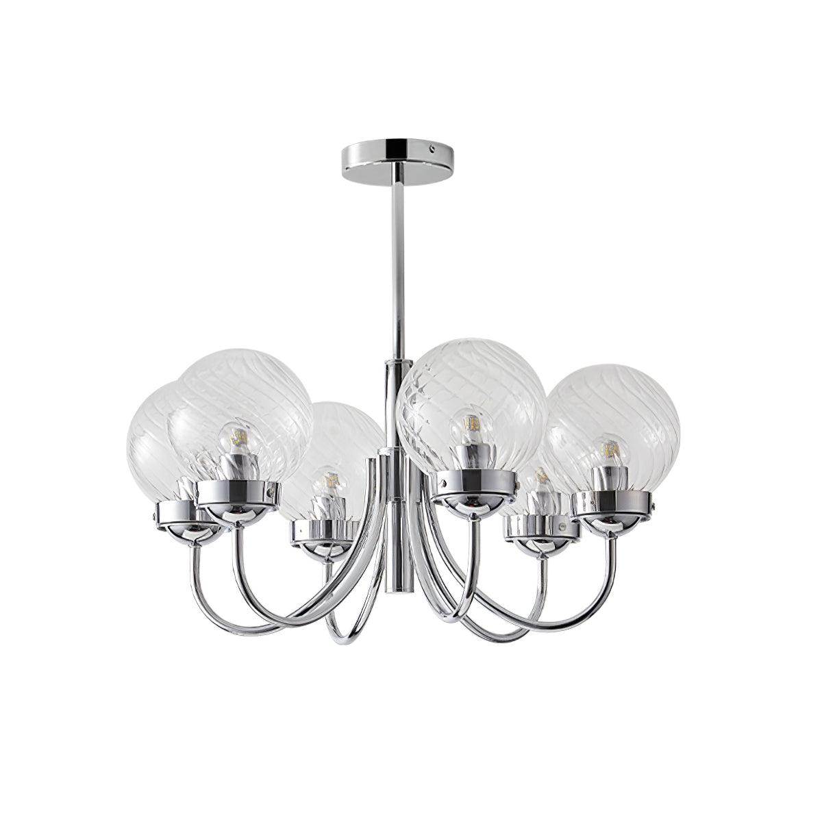 Ardenella Glass Chandelier-Moonnatur