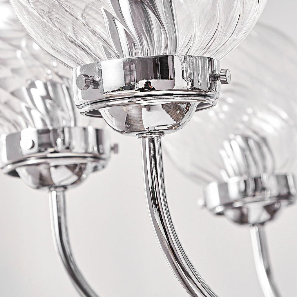 Ardenella Glass Chandelier-Moonnatur