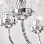 Ardenella Glass Chandelier-Moonnatur