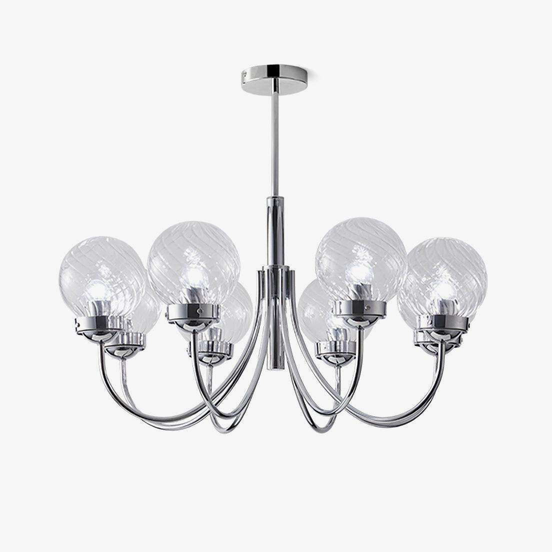 Ardenella Glass Chandelier-Moonnatur