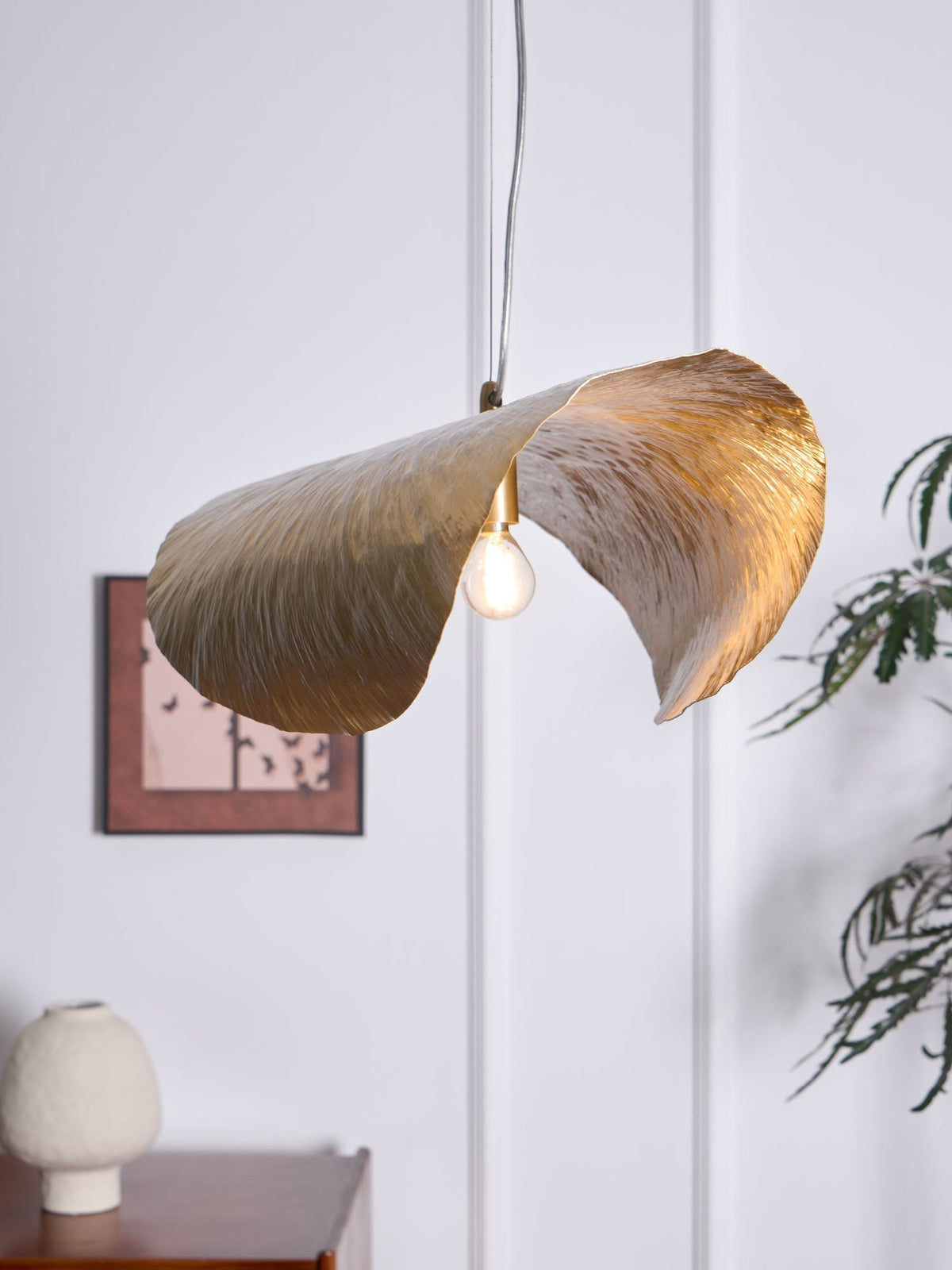Karnelle Brass Pendant Light-Moonnatur