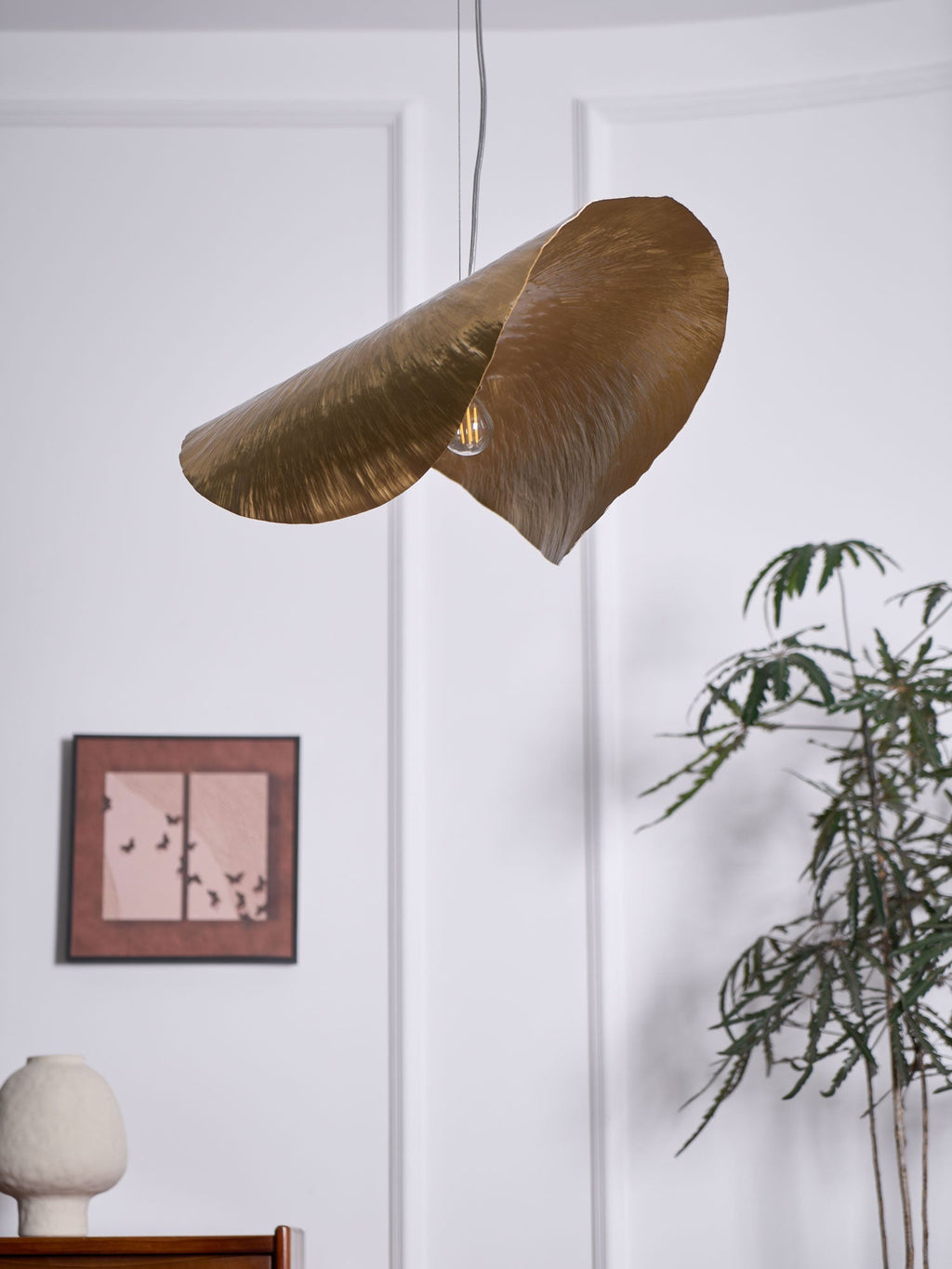 Karnelle Brass Pendant Light-Moonnatur