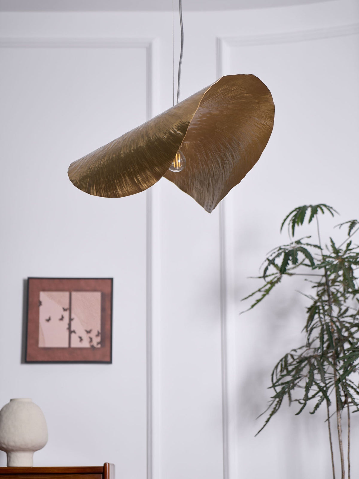 Karnelle Brass Pendant Light-Moonnatur