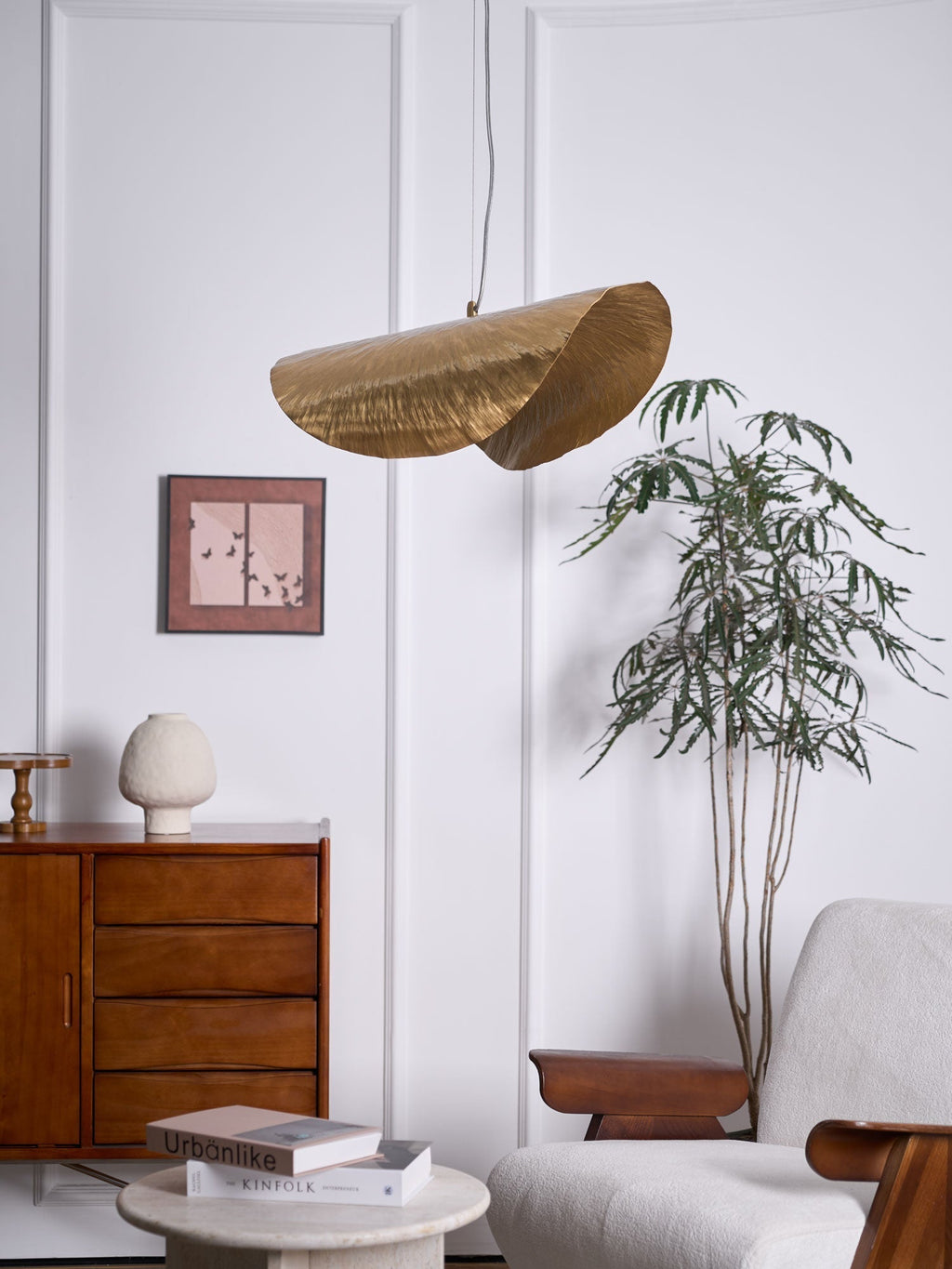 Karnelle Brass Pendant Light-Moonnatur