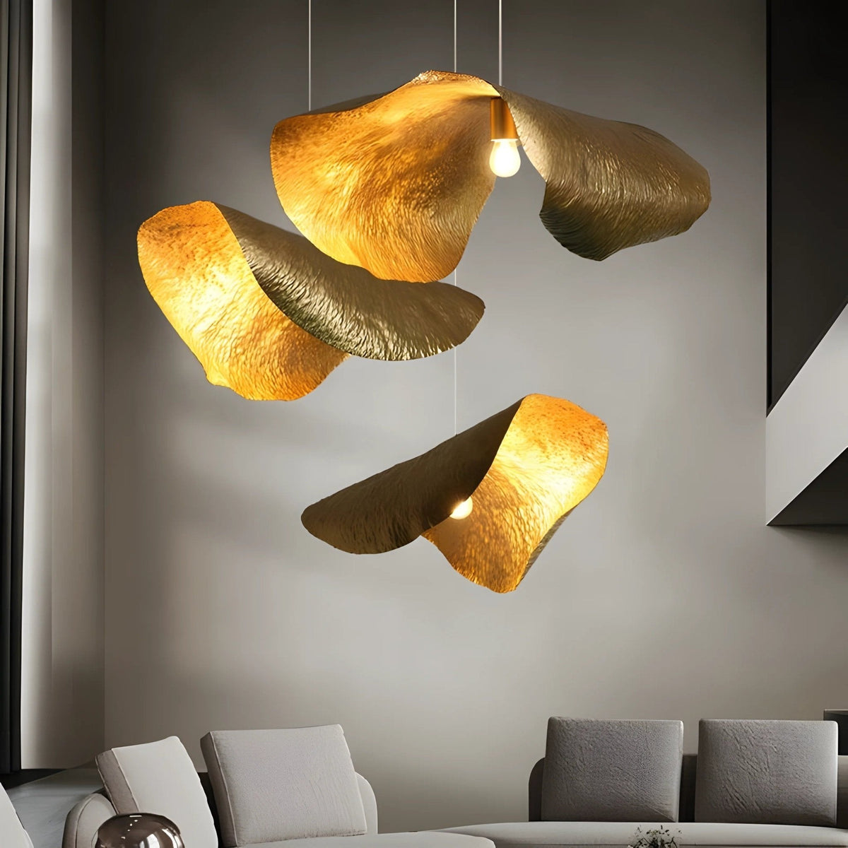 Karnelle Brass Pendant Light-Moonnatur