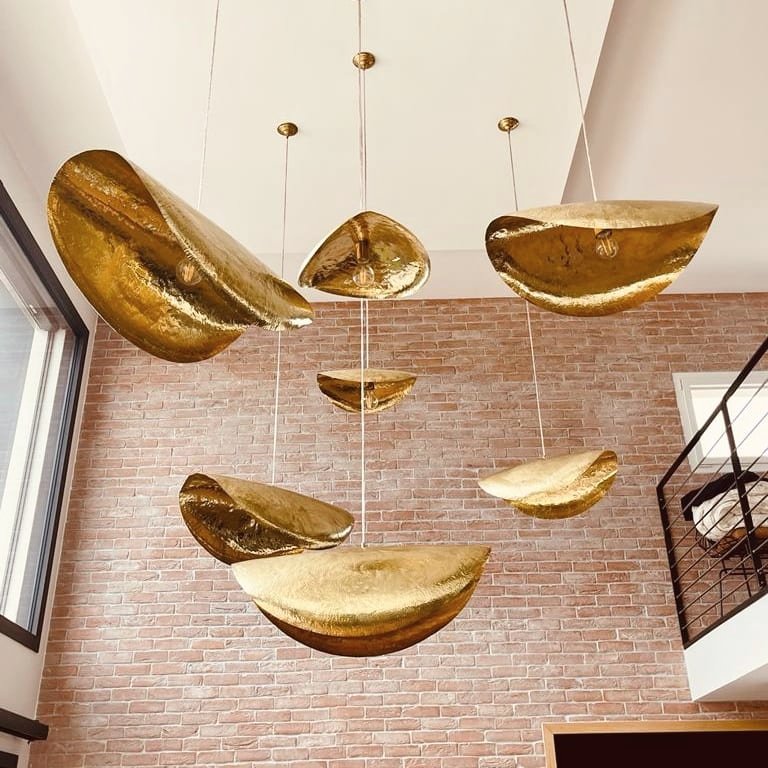 Karnelle Brass Pendant Light-Moonnatur