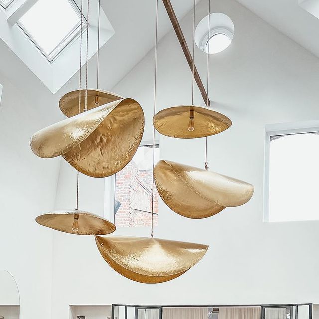Karnelle Brass Pendant Light-Moonnatur