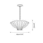 Ashenwren Metal Chandelier-Moonnatur