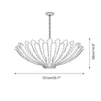 Ashenwren Metal Chandelier-Moonnatur