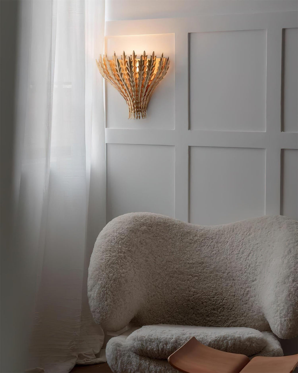 Pardenlynne Metal Wall Light-Moonnatur