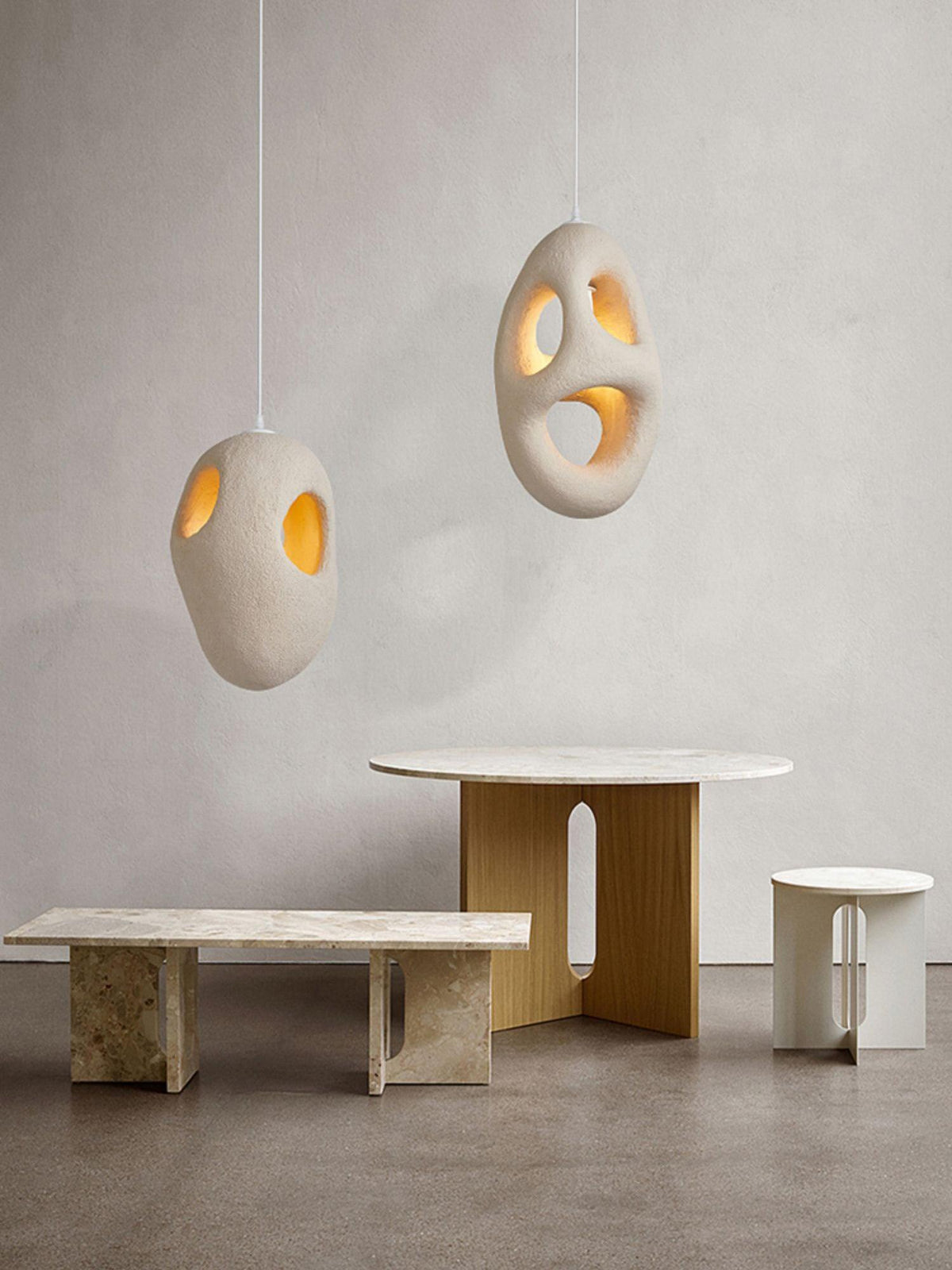 Orlenera Polystyrene Pendant Light-Moonnatur