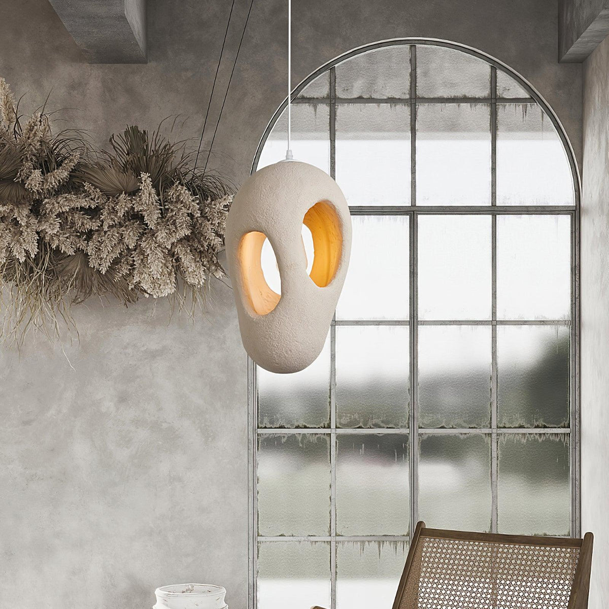 Orlenera Polystyrene Pendant Light-Moonnatur