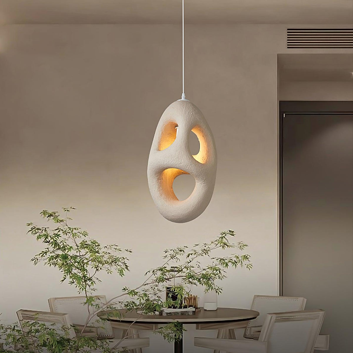 Orlenera Polystyrene Pendant Light-Moonnatur