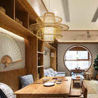 Hadrenune Bamboo Pendant Light-Moonnatur