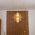 Hadrenune Bamboo Pendant Light-Moonnatur