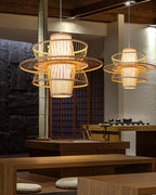 Hadrenune Bamboo Pendant Light-Moonnatur
