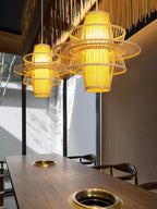 Hadrenune Bamboo Pendant Light-Moonnatur
