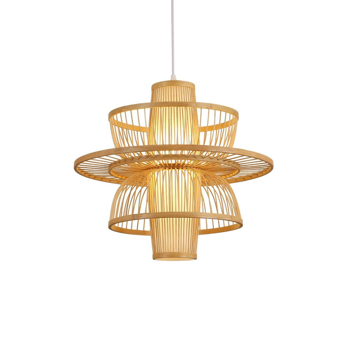 Hadrenune Bamboo Pendant Light-Moonnatur