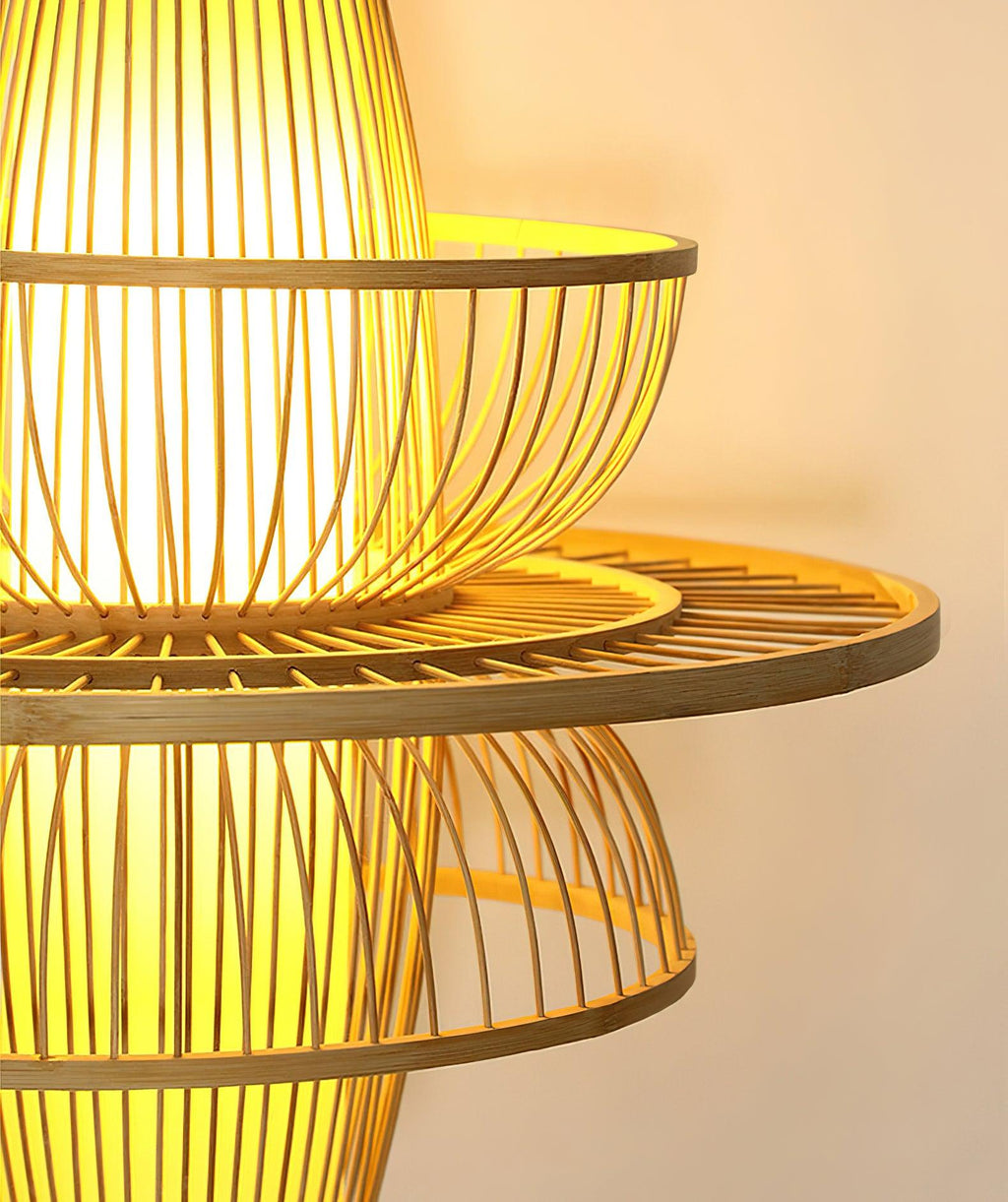 Hadrenune Bamboo Pendant Light-Moonnatur