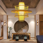 Hadrenune Bamboo Pendant Light-Moonnatur