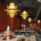 Hadrenune Bamboo Pendant Light-Moonnatur