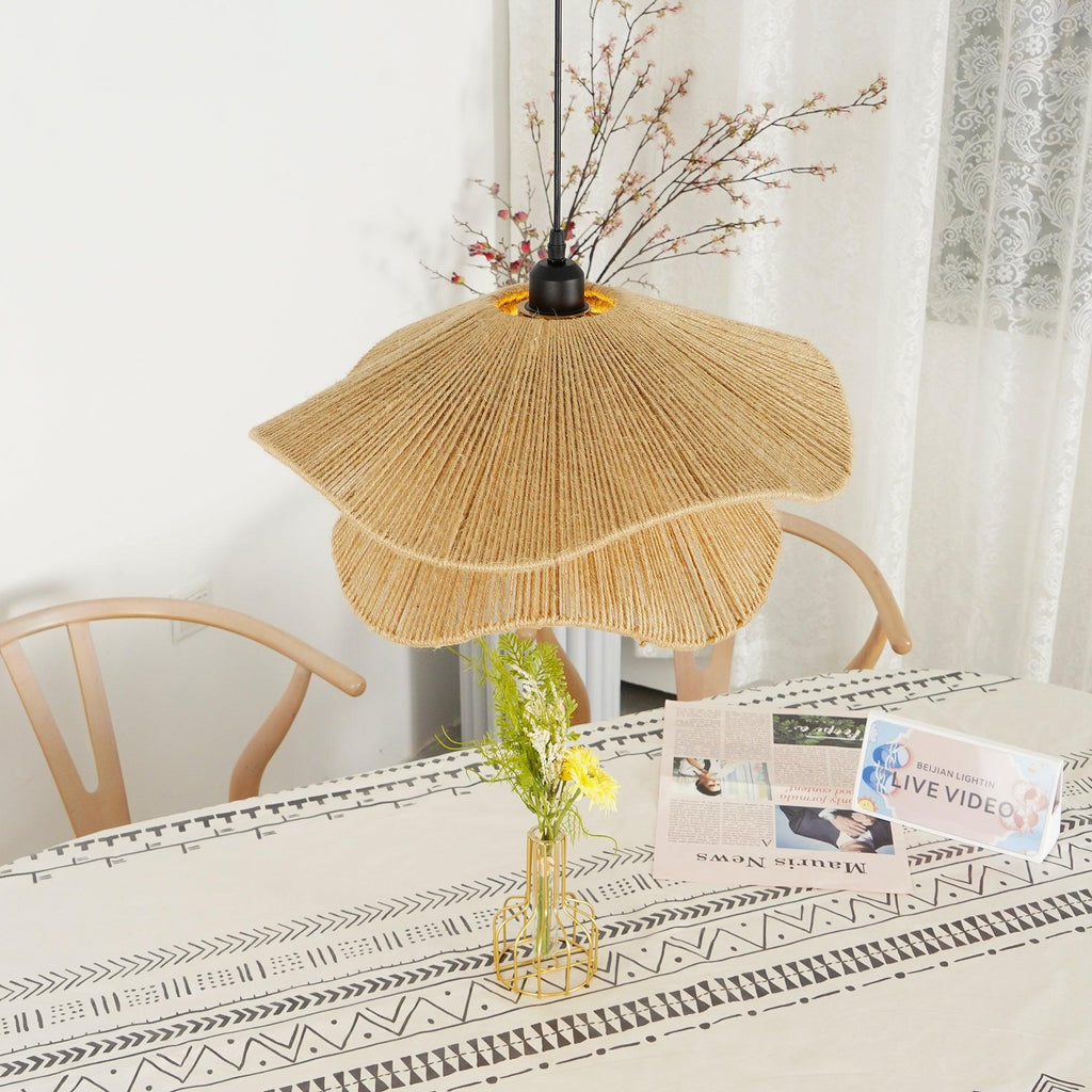 Wimora Hemp Rope Pendant Lamp-Moonnatur